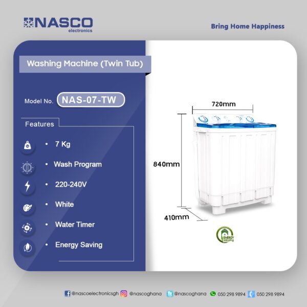 Washing Machine (Twin Tub) 7kg