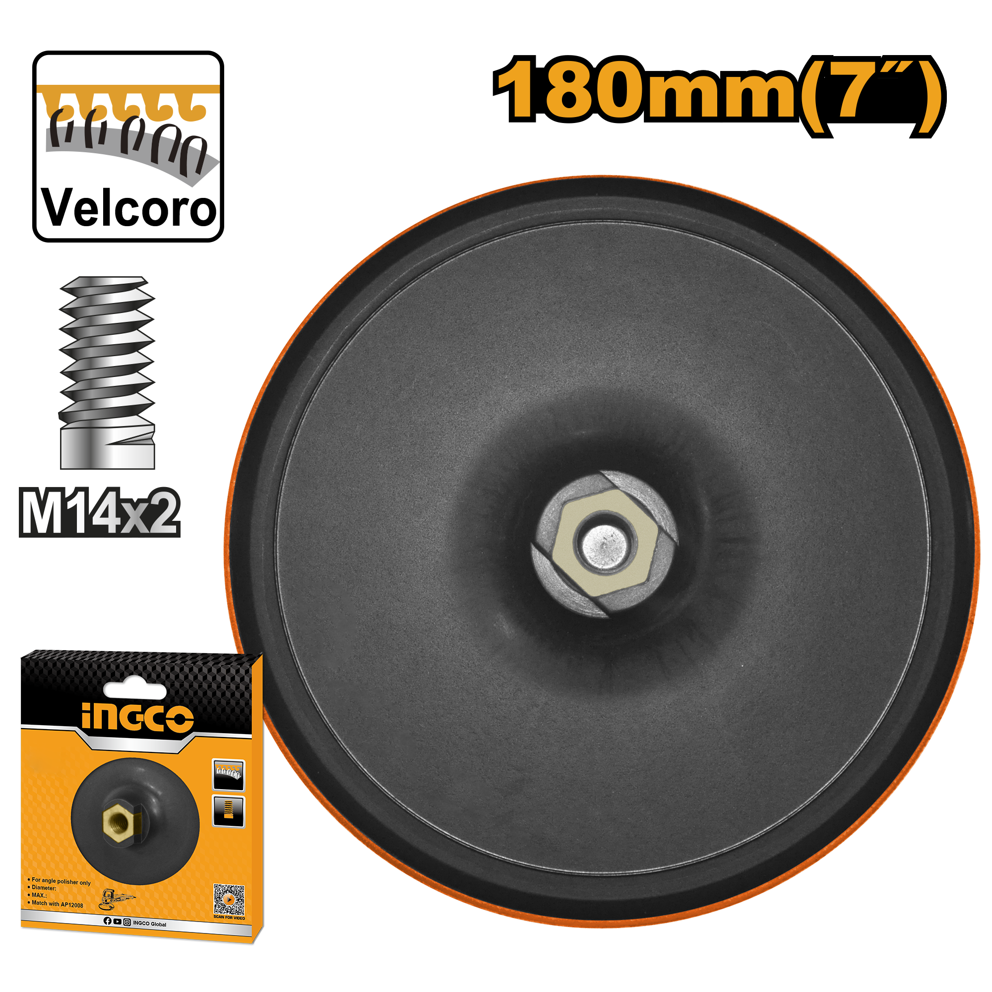 Polishing pad with flange – P15C60