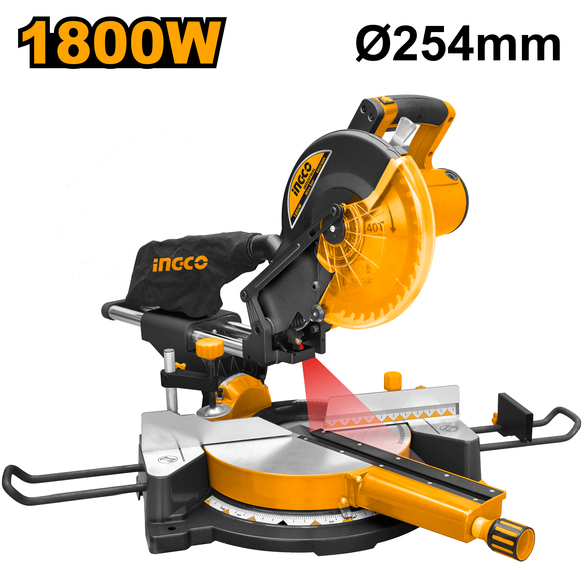 Mitre saw 1800w – 10″ with Laser