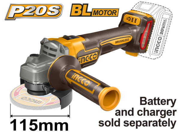 Ingco Cordless angle grinder