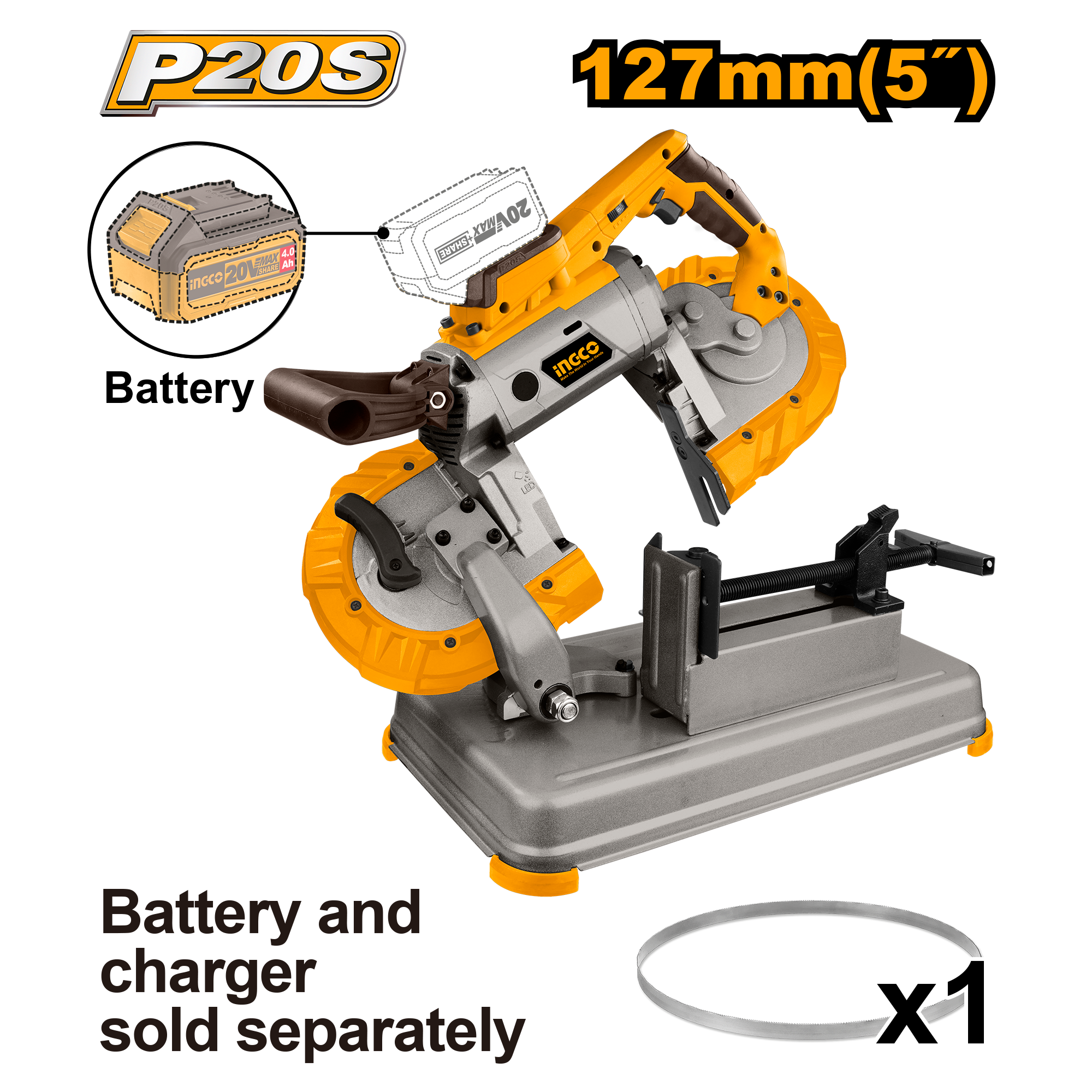 Cordless band saw