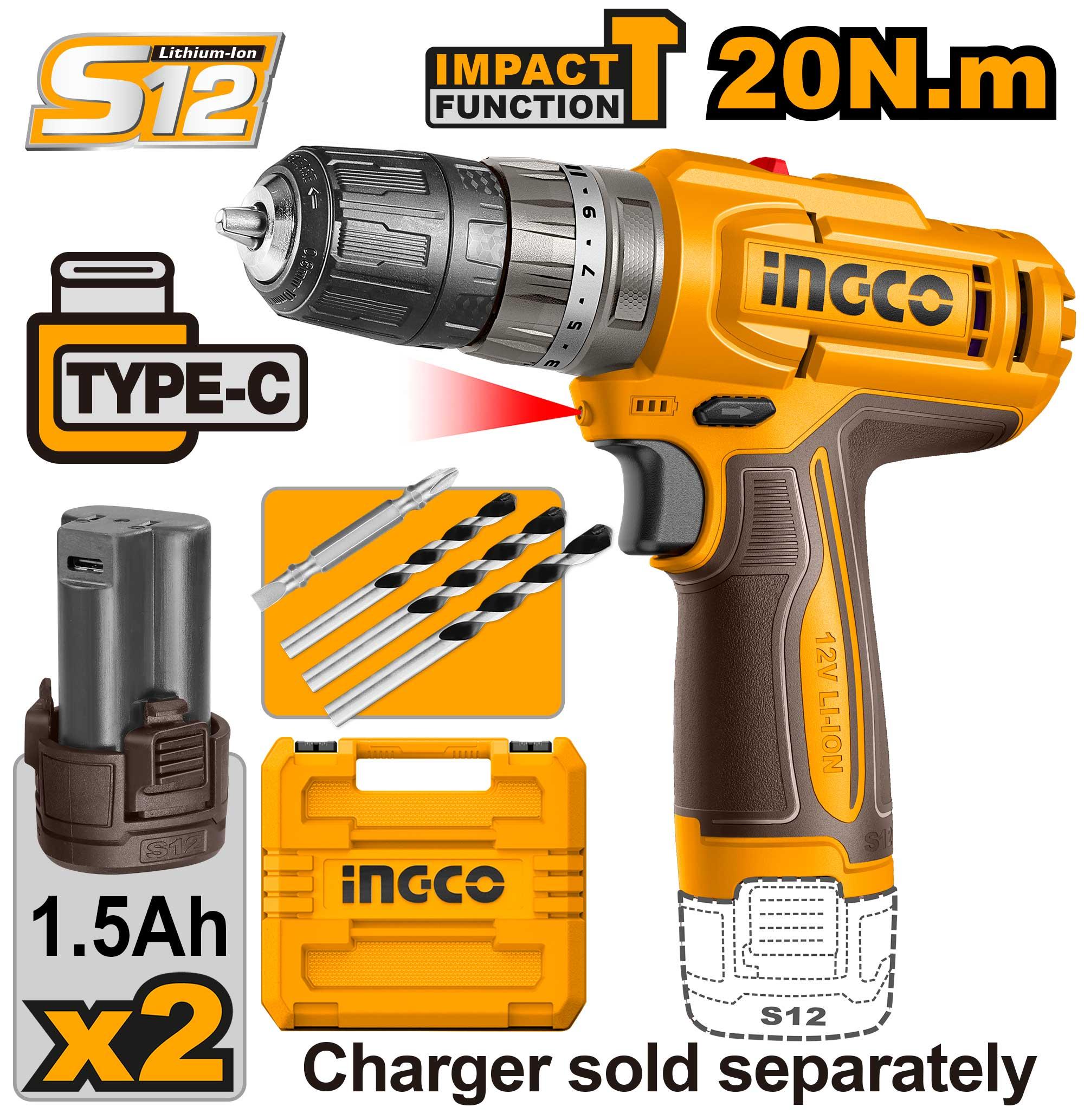 Cordless impact drill