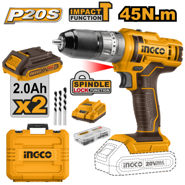 Ingco Cordless impact drill