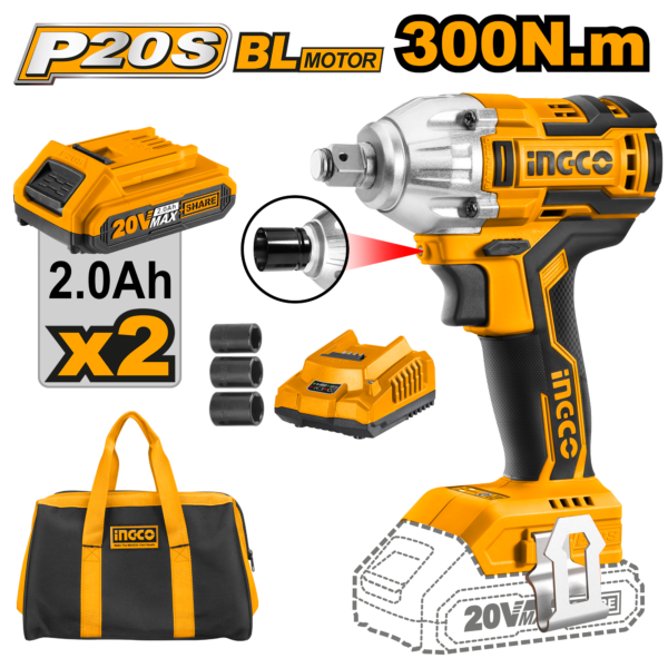 Ingco Cordless impact wrench