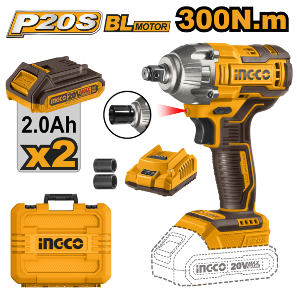 Ingco Cordless impact wrench