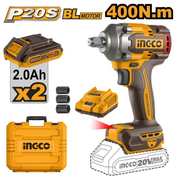 Ingco Cordless impact wrench