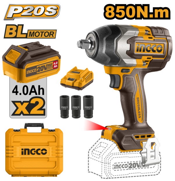 Ingco Cordless impact wrench