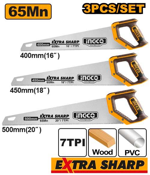 Hand saw 3pcs set 16″ 18″ 20″ – P2C8