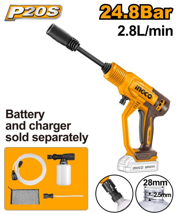 Cordless pressure washer