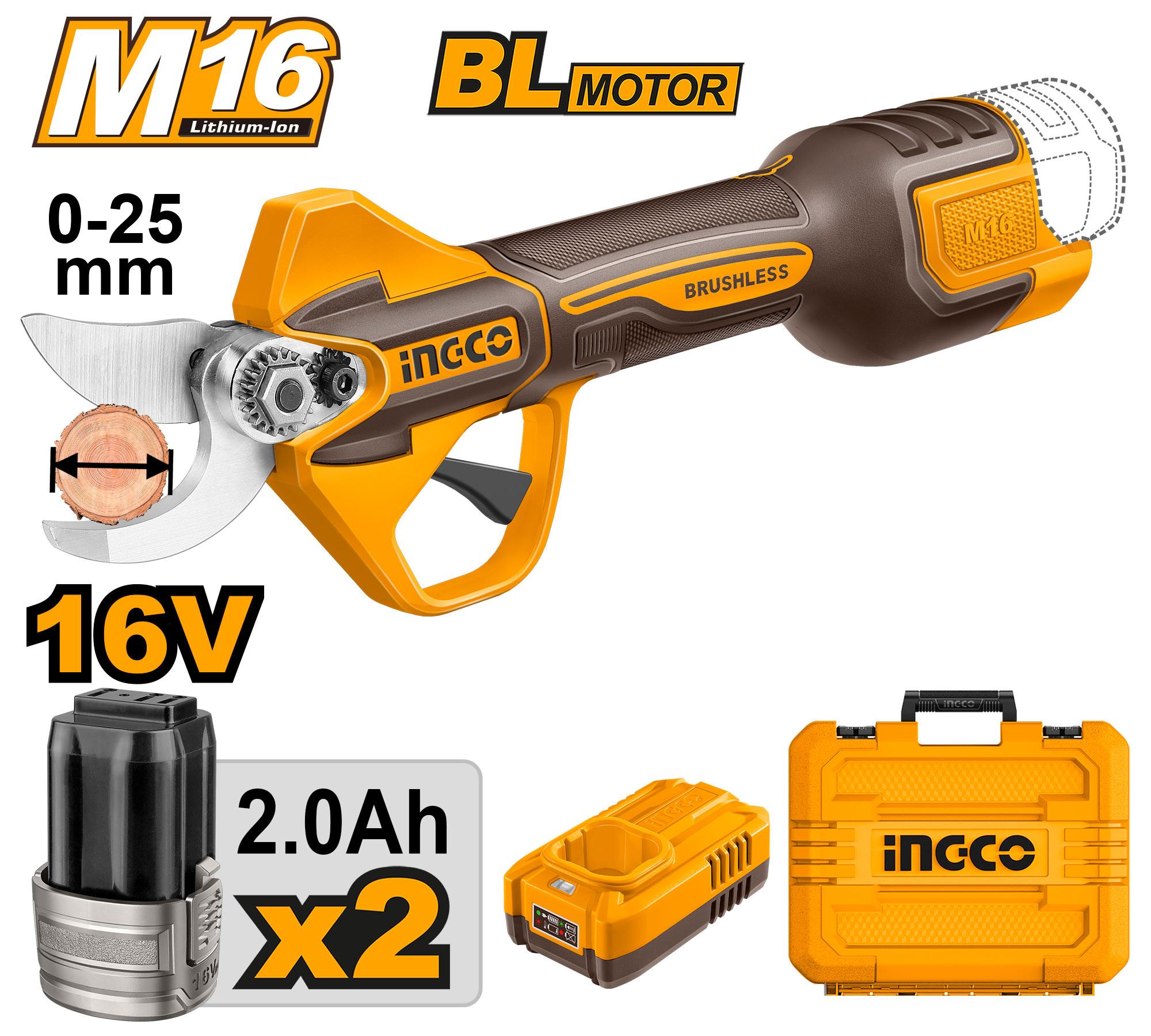 Cordless gauge straight shear