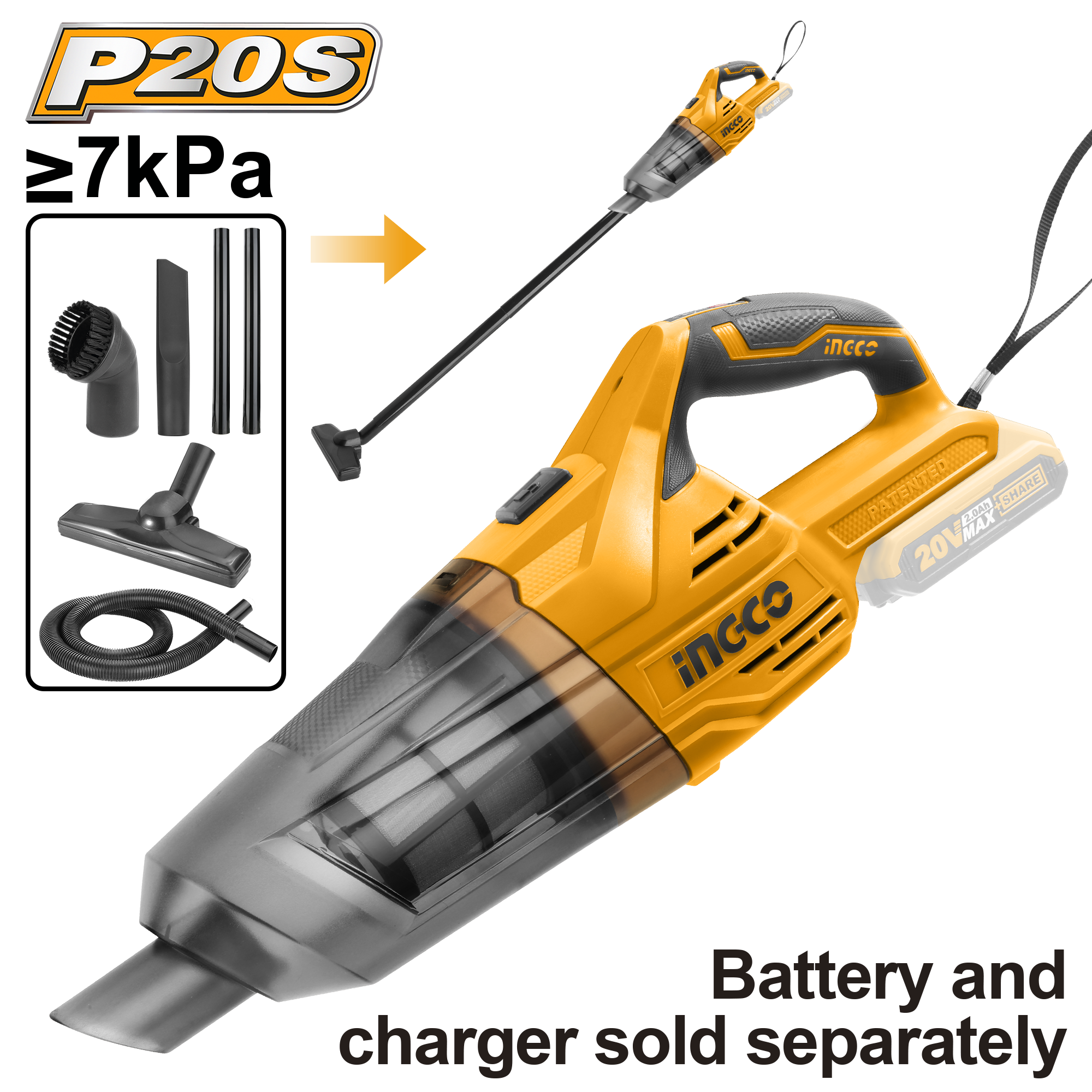 L-I Vacuum Cleaner 20v