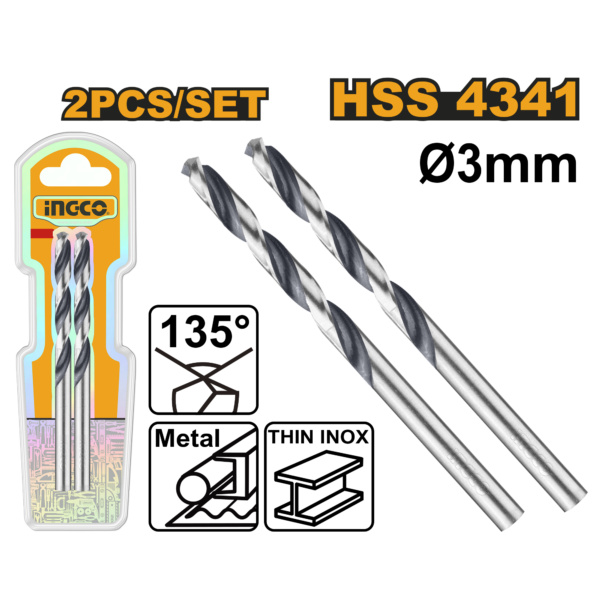 Ingco 4341 HSS drill bit