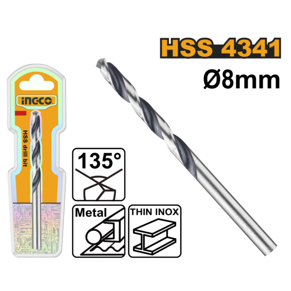 Ingco 4341 HSS drill bit