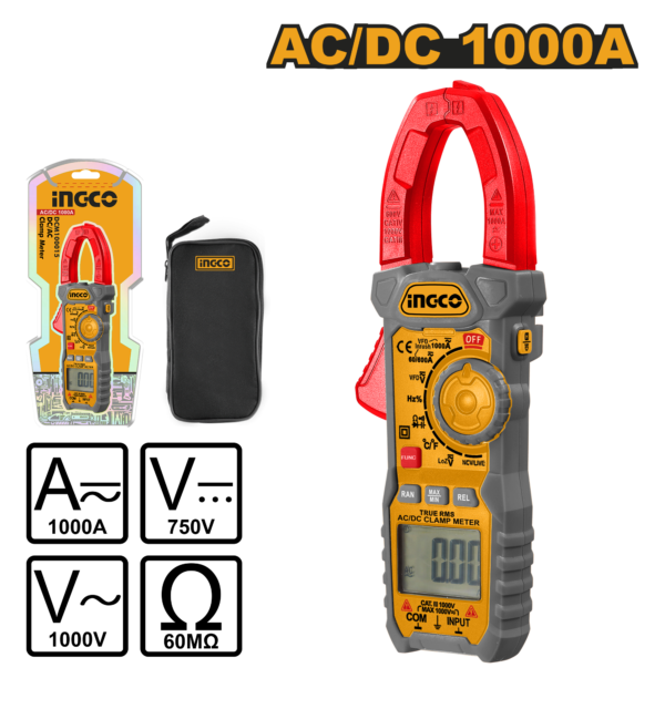 Ingco DC/AC clamp meter