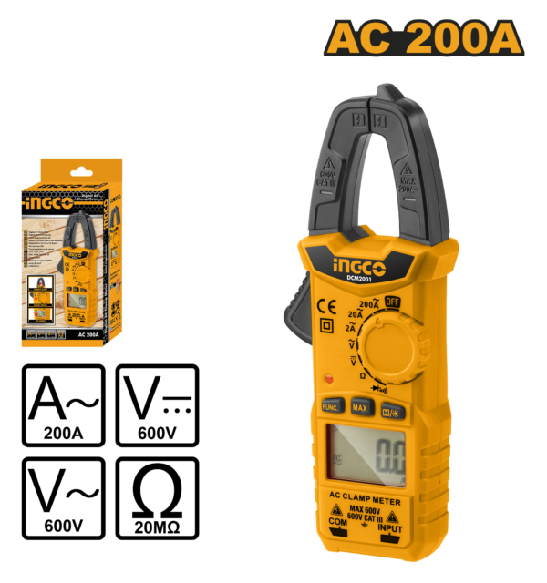 Ingco Digital AC clamp meter