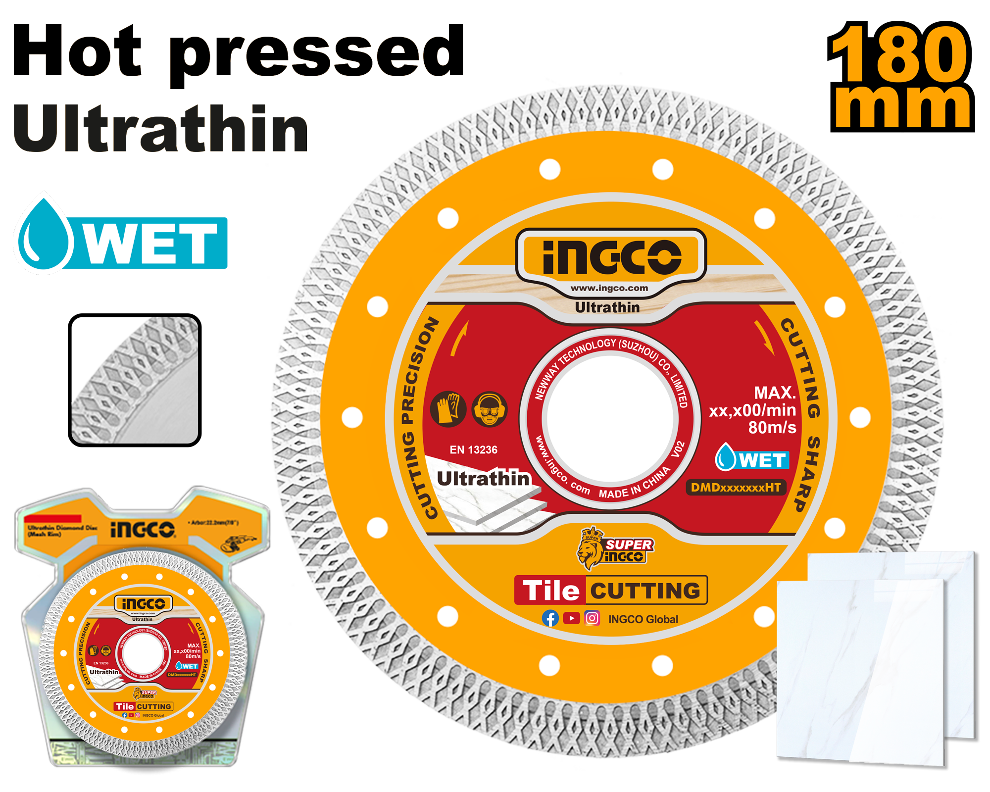 Ultrathin diamond disc(Mesh rim)