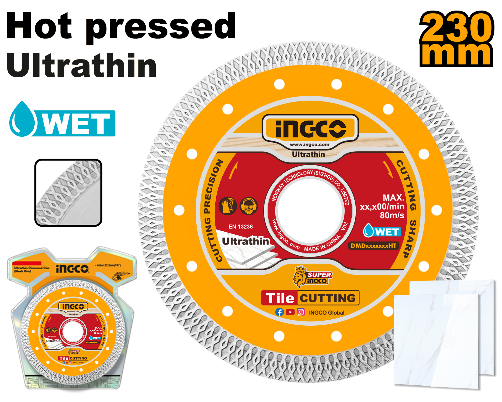 Ultrathin diamond disc(Mesh rim)