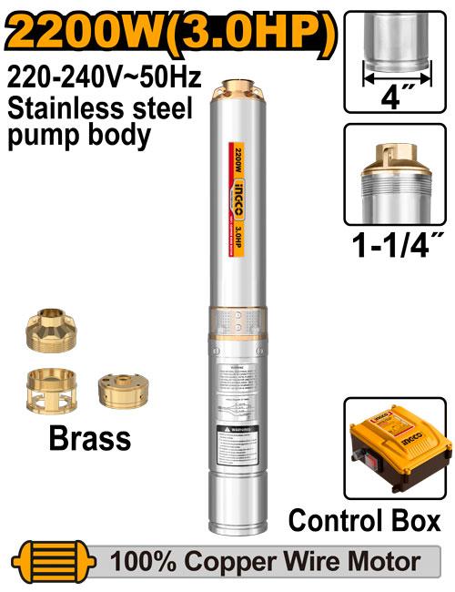 Ingco 4″ Deep well pump