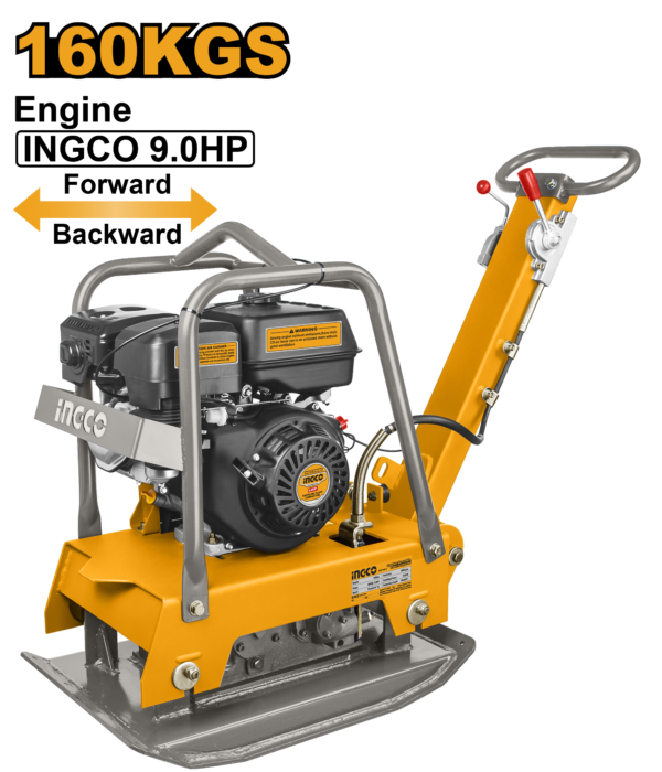 Ingco Gasoline reversible plate compactor