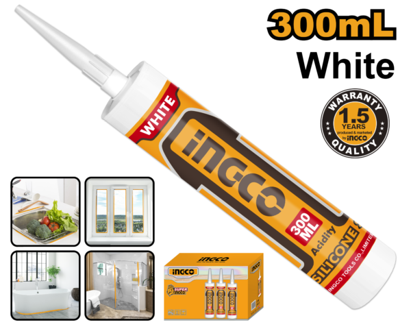 Ingco Acetic Silicone Sealant?White?