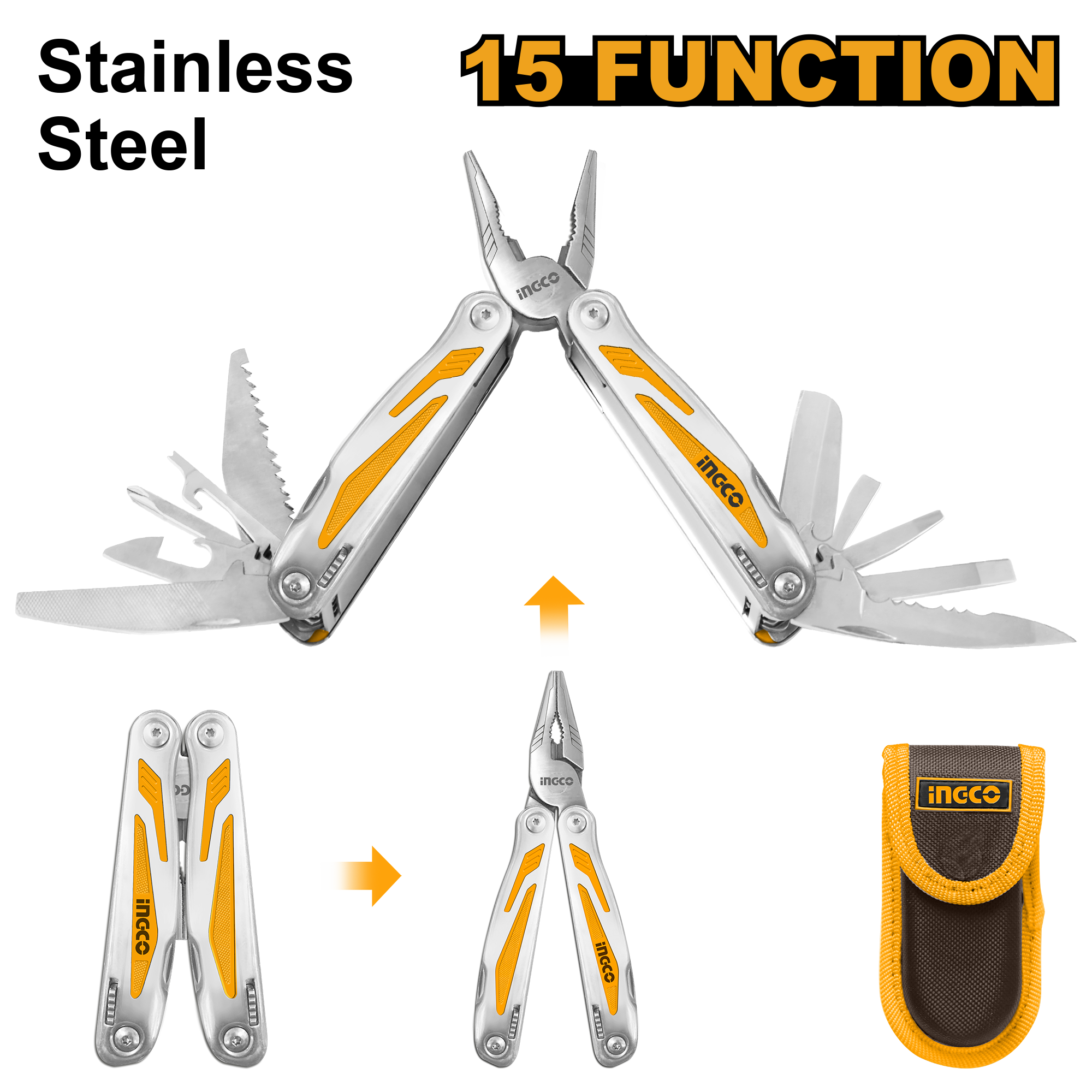 Foldable multi-function tool