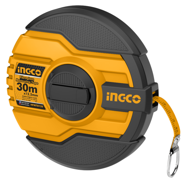 Ingco Fibreglass measuring tape 30mx12.5mm – P10C40