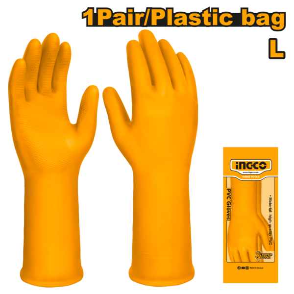 Ingco PVC gloves