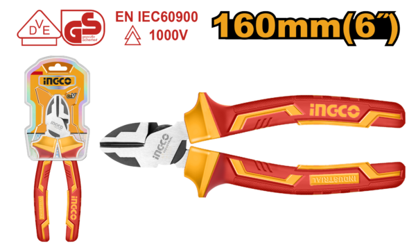 Ingco Insulated high leverage diagonal cutting pliers