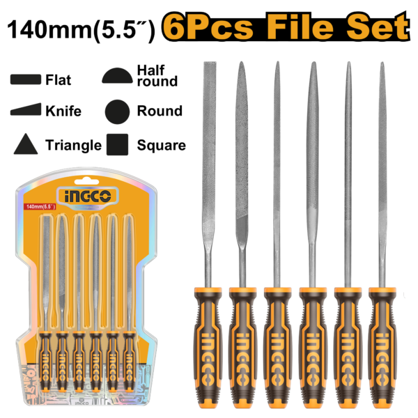 Point File Kit 6 Pcs file set – General Point Enterprise