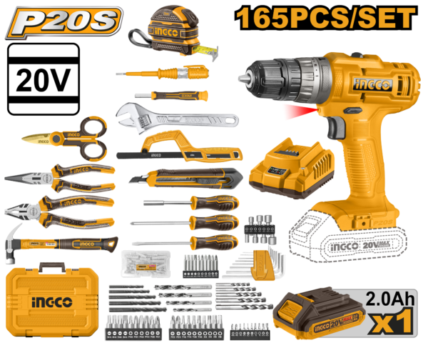 Ingco 165 Pcs Tools set