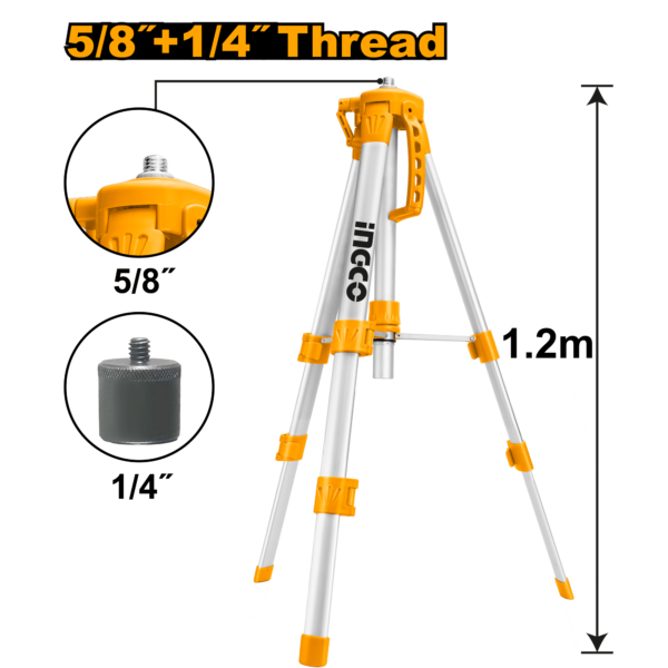 Tripods for laser levels