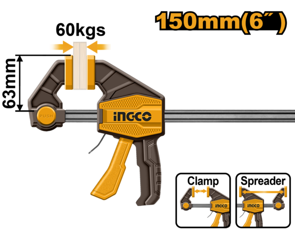 Ingco Quick bar clamp