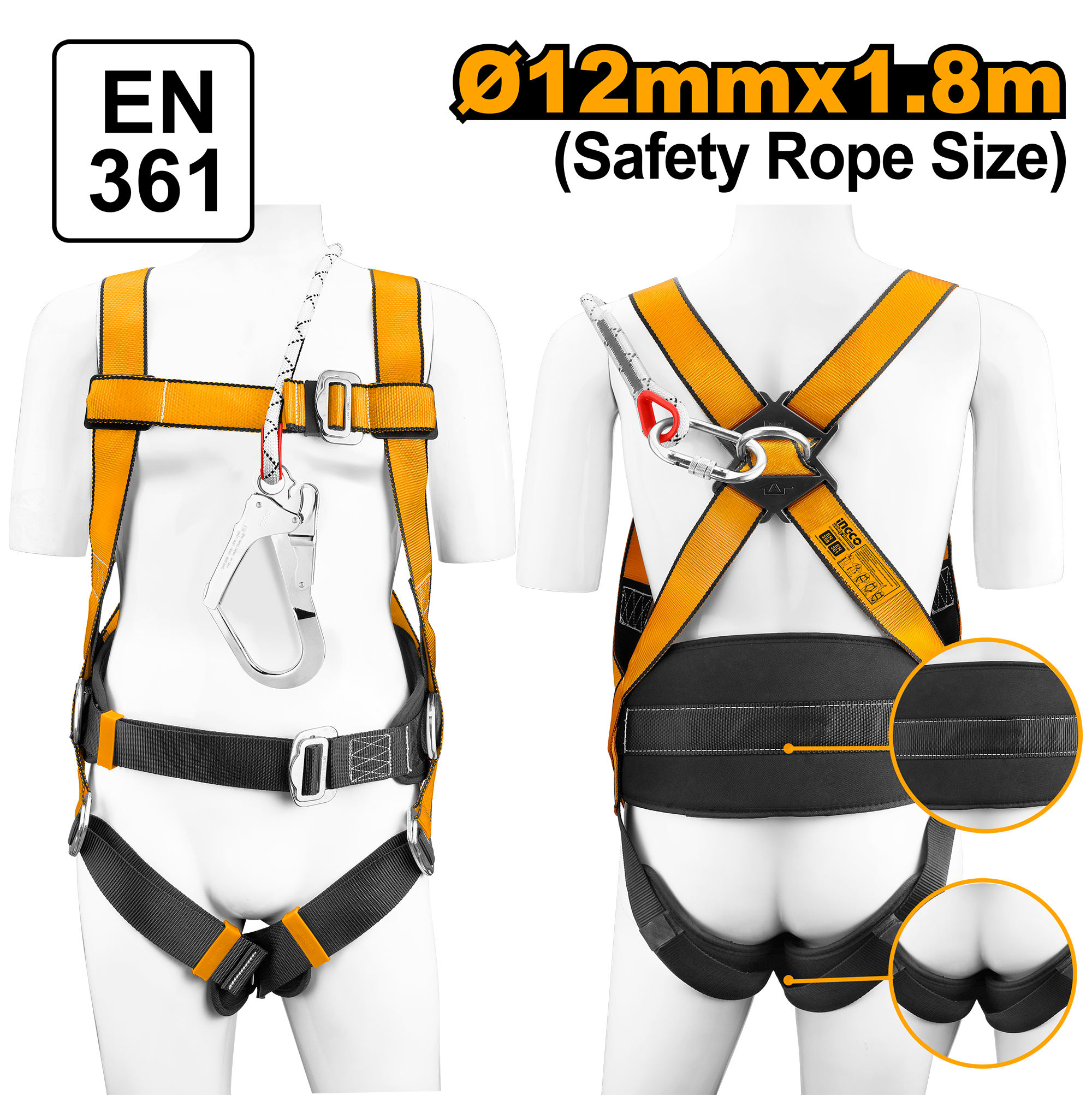 Safety harness – 3 Attachment point
