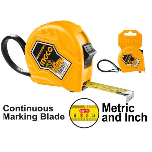 Ingco Steel measuring tape 3mx16mm – econ – P12C60