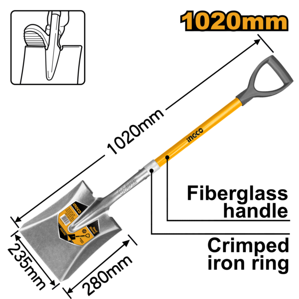 Ingco Steel shovel