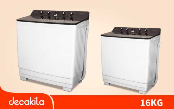 Decakila Twin tub washing machine 15kg