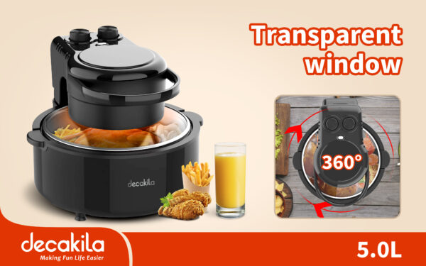 Transparent window air fryer