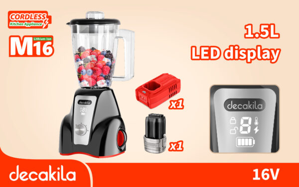 Cordless stand blender