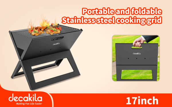 Portable charcoal grill