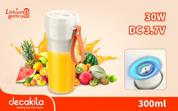 Cordless portable blender