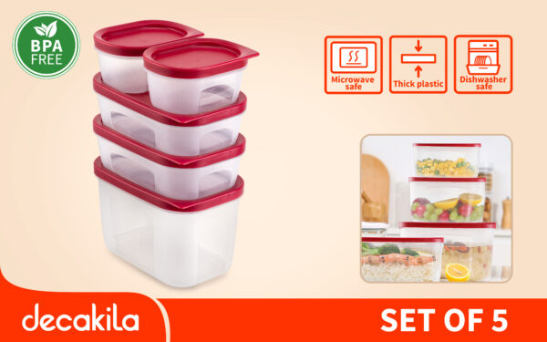 Food Container Set 5pcs