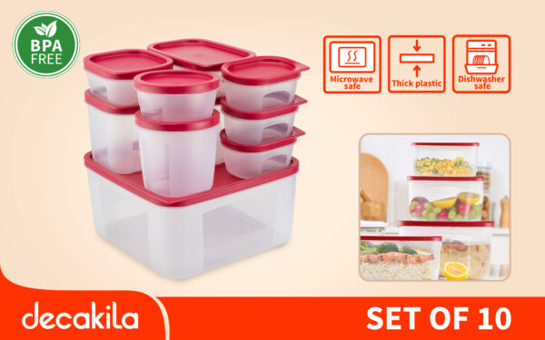 Food Container Set 10pcs