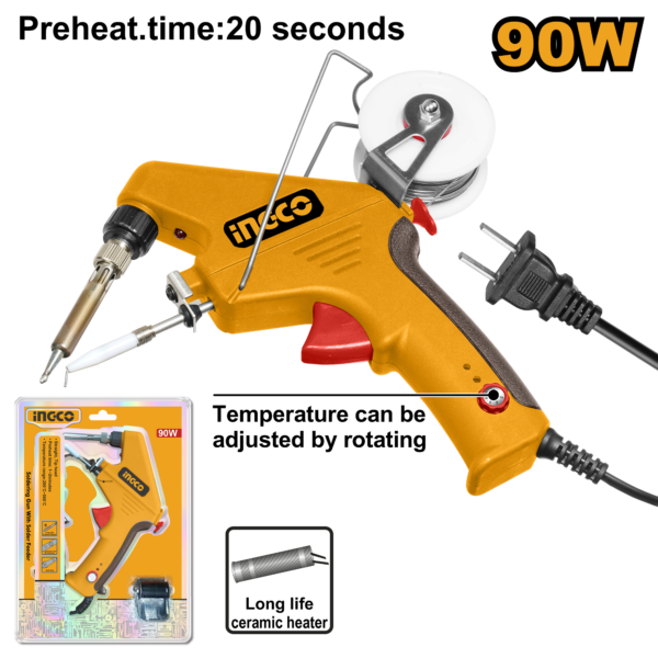 Ingco Soldering gun with solder feeder