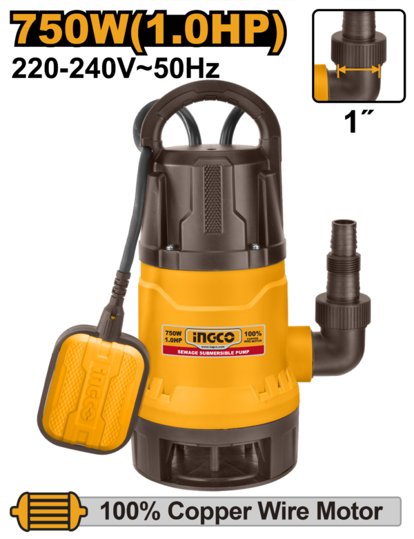 Ingco Sewage submersible pump