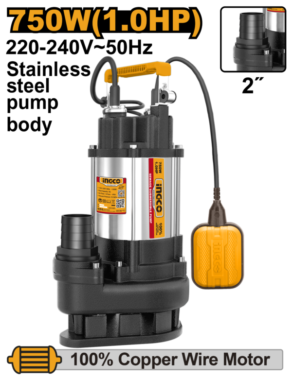 Ingco Sewage submersible pump