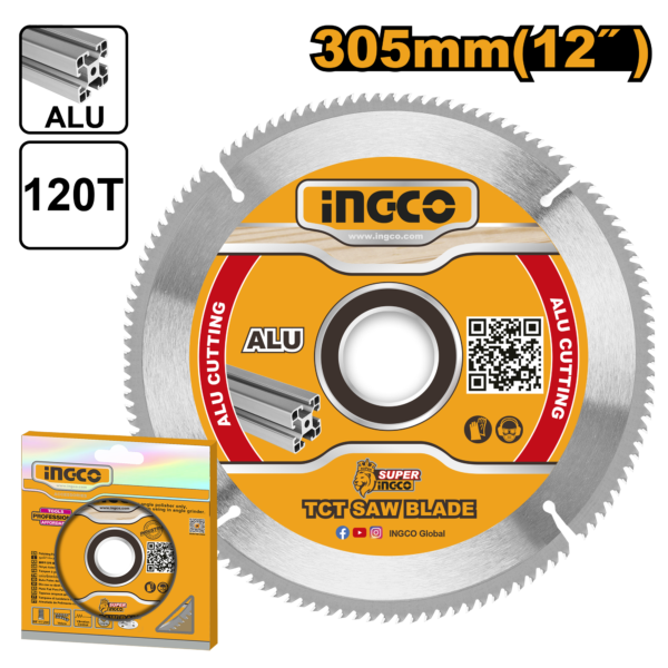 Ingco TCT saw blade for aluminum