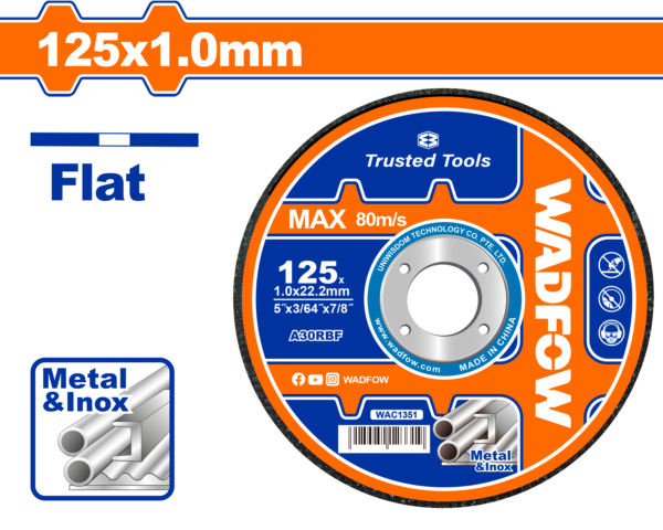 Wadfow Abrasive metal cutting disc