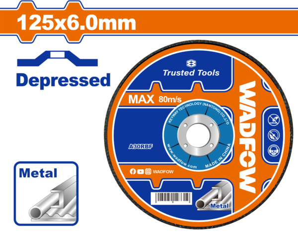 Wadfow Abrasive metal grinding disc