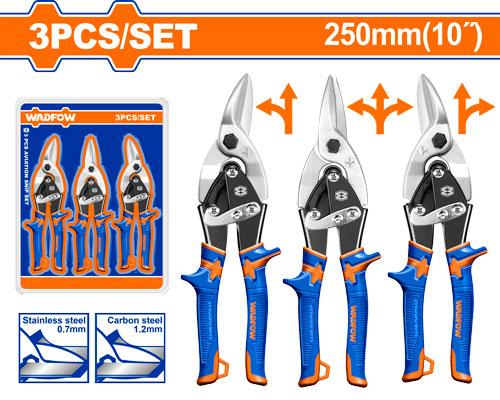 3 Pcs aviation snip set 10″