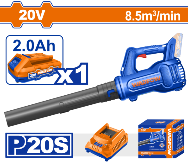 Wadfow Cordless big blower 20V + Battery